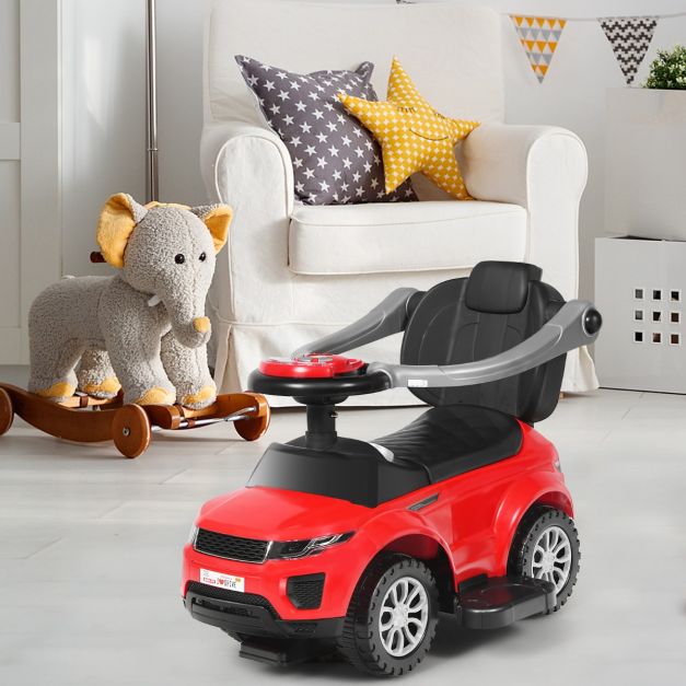 3-in-1 Ride-On Push Car Stroller and Sliding Walking Car for Kids