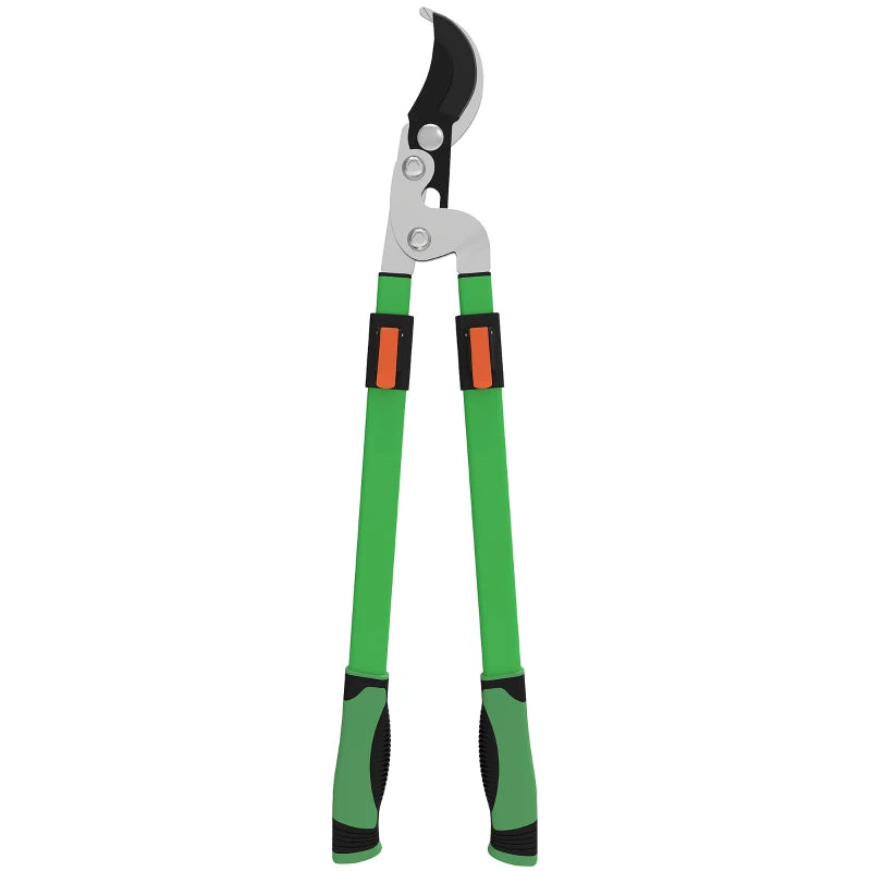 Durable Telescopic Garden Loppers with Steel Blade and Adjustable Handles, 64.5-90cm
