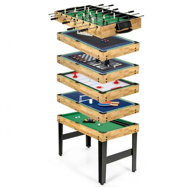 10-in-1 Multi Game Table – Stackable Combo for Game Room, Bar & Parties
