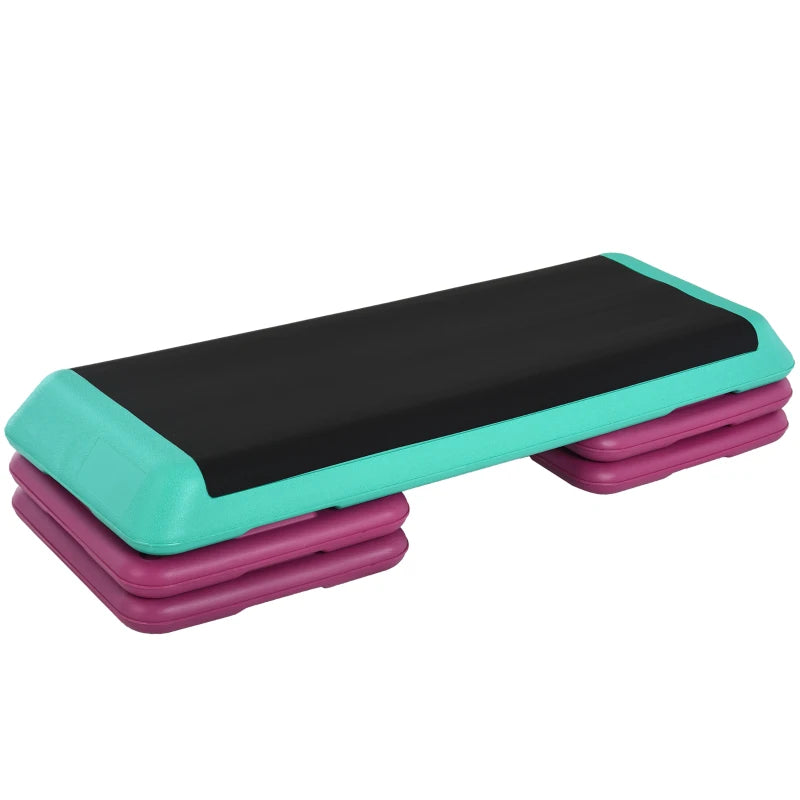 Compact Aerobic Stepper – Adjustable Heights, Non-Slip Surface