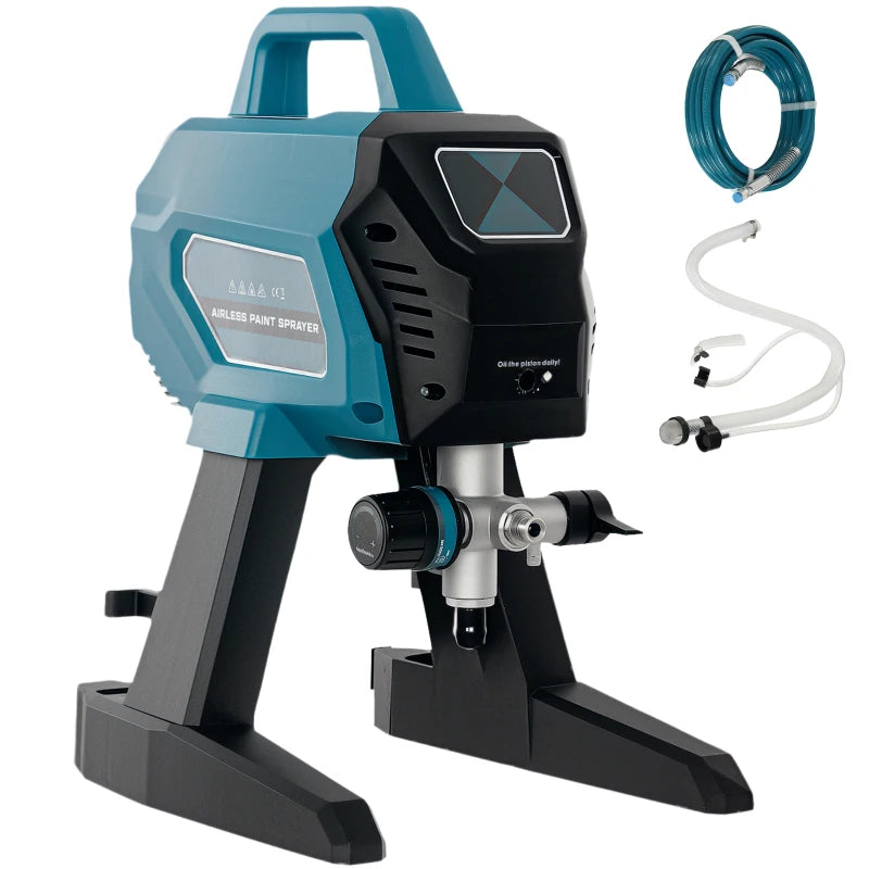 Electric Airless Paint Sprayer for Interior & Exterior – Thinning-Free, High Pressure DIY Tool