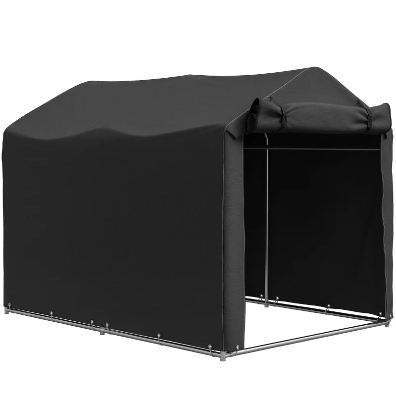Anti-UV Garden Storage Tent with Roll-up Zipper – Ideal Bike and Tool Shelter, 2.2 x 1.6m