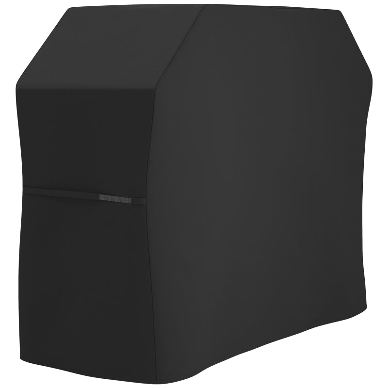 Black Plastic Coated Protective Grill Cover – Durable, Weather Resistant, 147x61cm