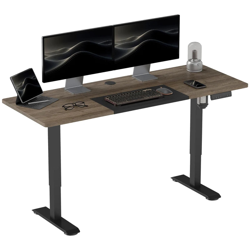 Electric Standing Desk – Adjustable 72-116cm, Black, LED Display