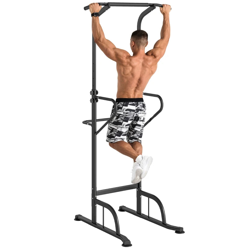 Power Tower Workout Equipment – Dip & Pull-Up Bar, Adjustable