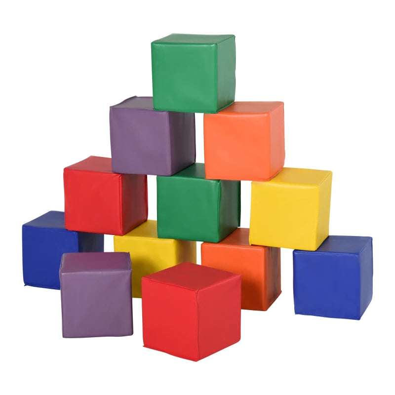 12-Piece Toddler Soft Foam Blocks – Safe, Compliant, and Perfect for Preschool Play