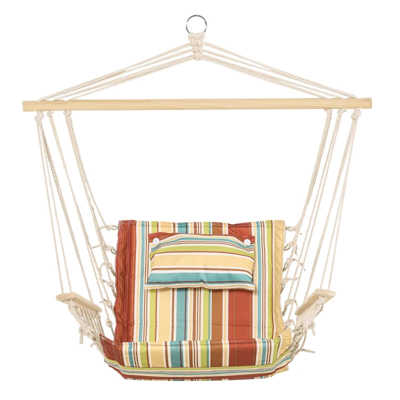 Durable Hanging Hammock Chair Swing with Thick Rope and Spacious Comfortable Seat
