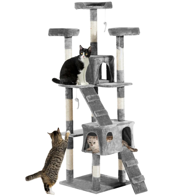 Cat Tree & Scratching Post – Multi-Level Activity Play Centre
