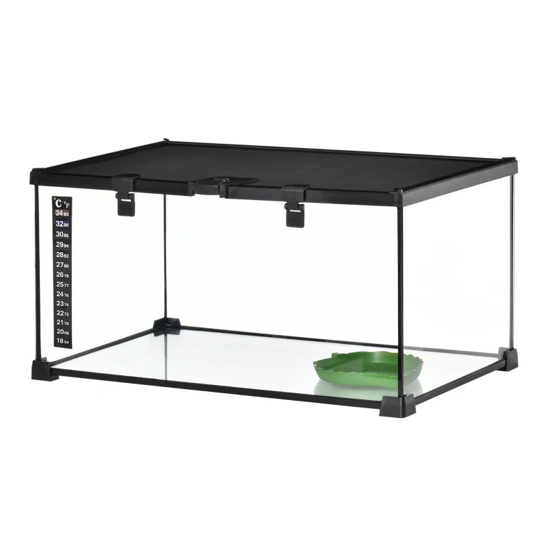 Glass Breeding Tank for Lizards & Spiders – Medium Size
