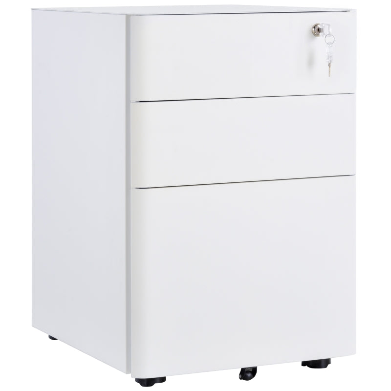 Rolling Filing Cabinet for A4, Letter & Legal Files – Lockable