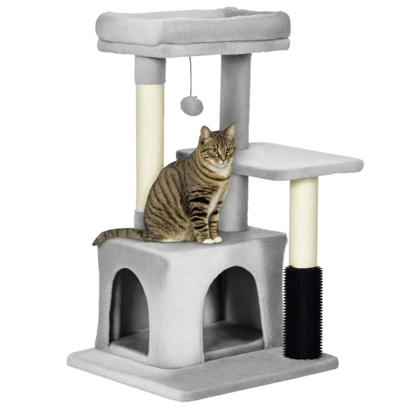 Large Metal Bird Cage with Perches & Bowls – Black