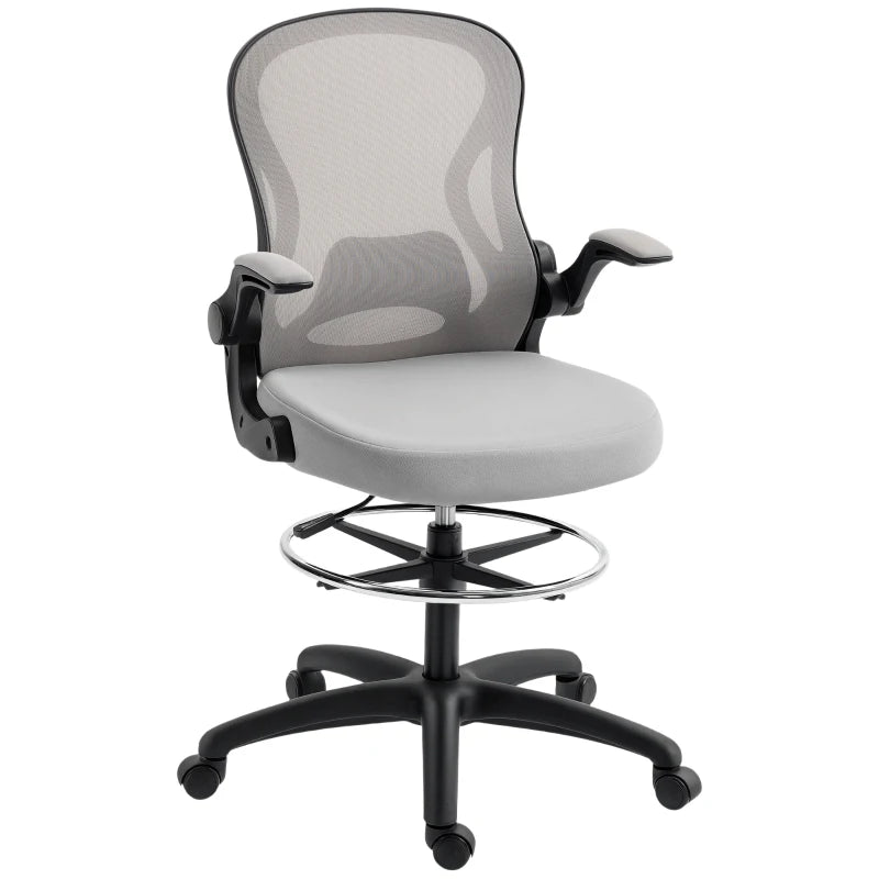 Mesh Office Chair – Adjustable Footrest & Lumbar Support
