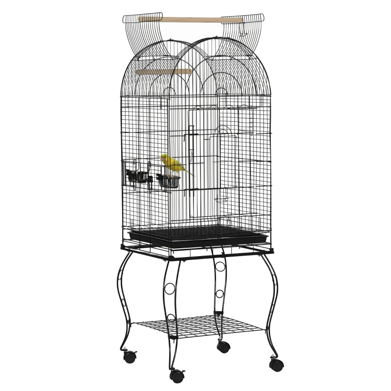 Bird Aviary Cage with Wheels & Perch 1.53m