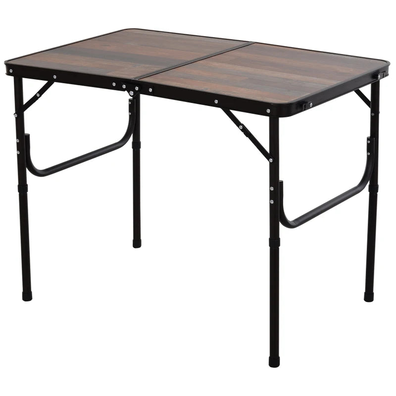 Portable Folding Table – Adjustable Height, Outdoor Use