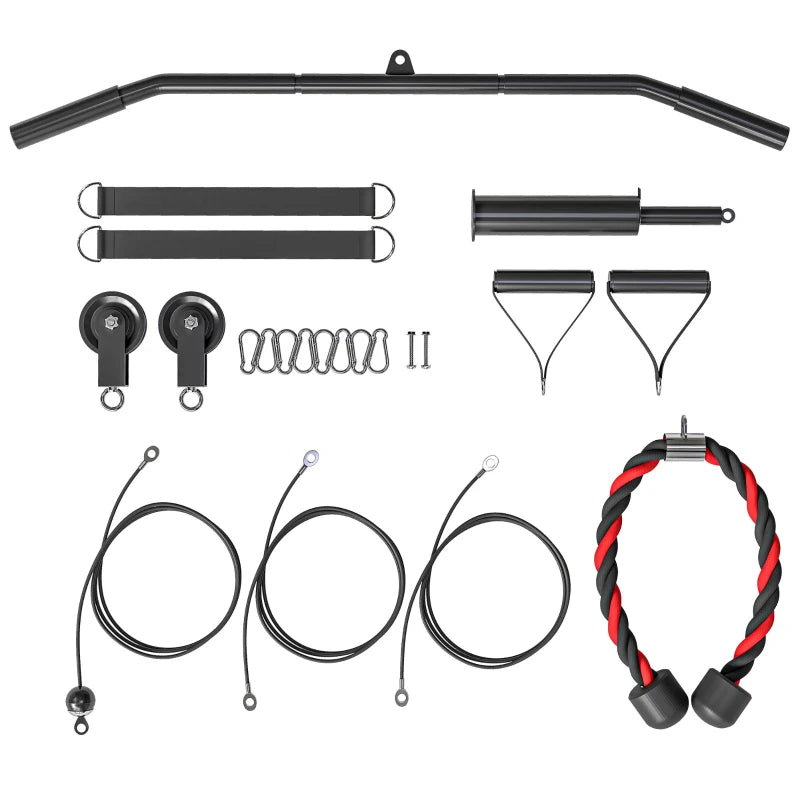 Pulley System for Weight Training – Cable Machine Attachment