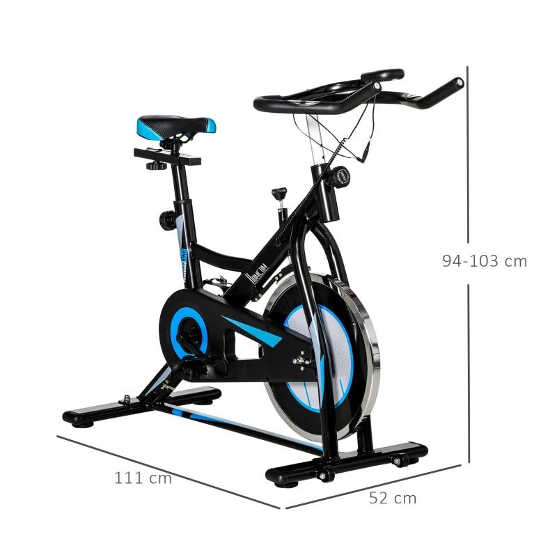 Stationary Exercise Bike – 8kg Flywheel, Adjustable Resistance