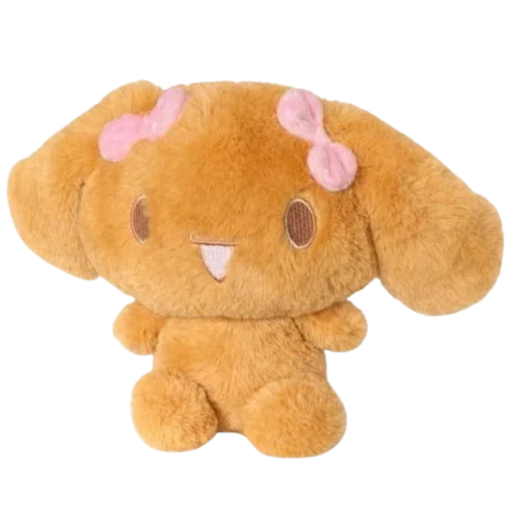 Hello Kitty Fluffy Mocha 30cm Plush Toy, Soft Cuddly Character Teddy Gift for Kids and Fans