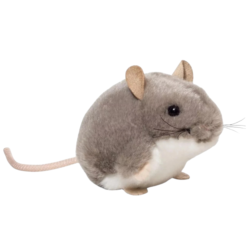 Teddy Hermann Grey Mouse Plush Soft Toy Rodent Animal Teddy Gift 92657 Cute Cuddly Toy Lovers