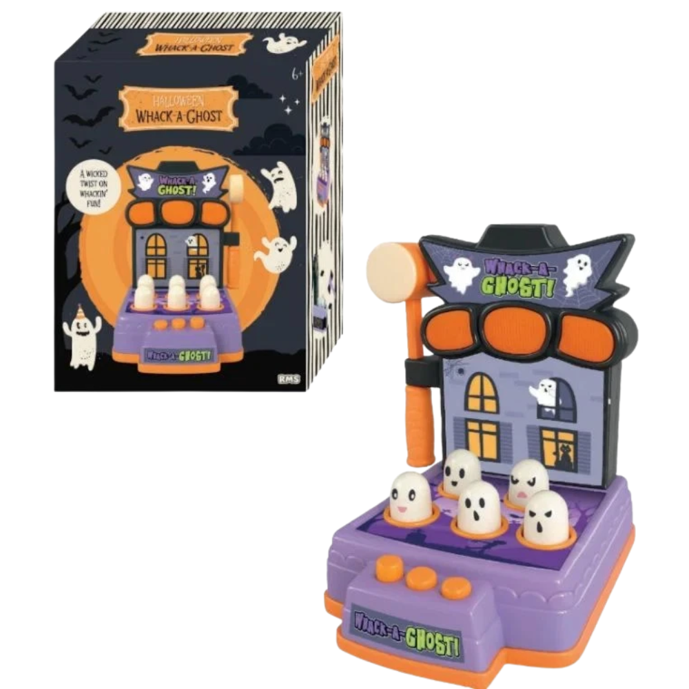 Whack a Ghost Halloween Game for Kids Light Up Pop Up Hammer Sound Party Game Age 6 Fun