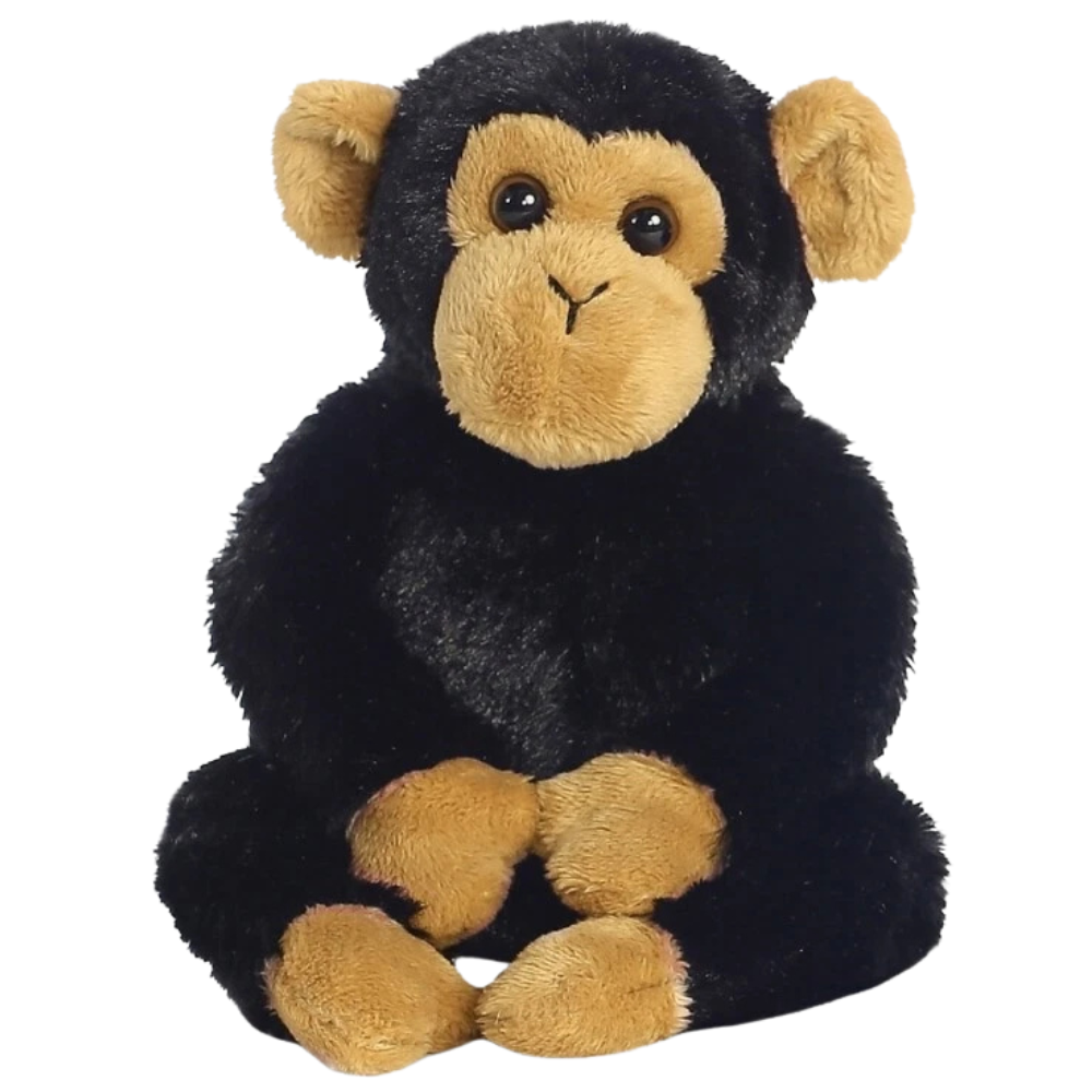 Aurora Flopsies Clyde Chimpanzee Plush Soft Teddy Bear Toy 20cm Cuddly Chimp Animal Gift