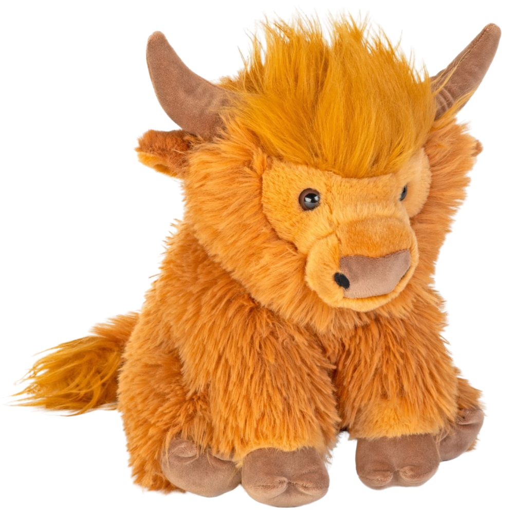 New Wild Republic Cuddlekins 12" Highland Cow Plush Soft Teddy Bear Toy Cuddly Animal Gift