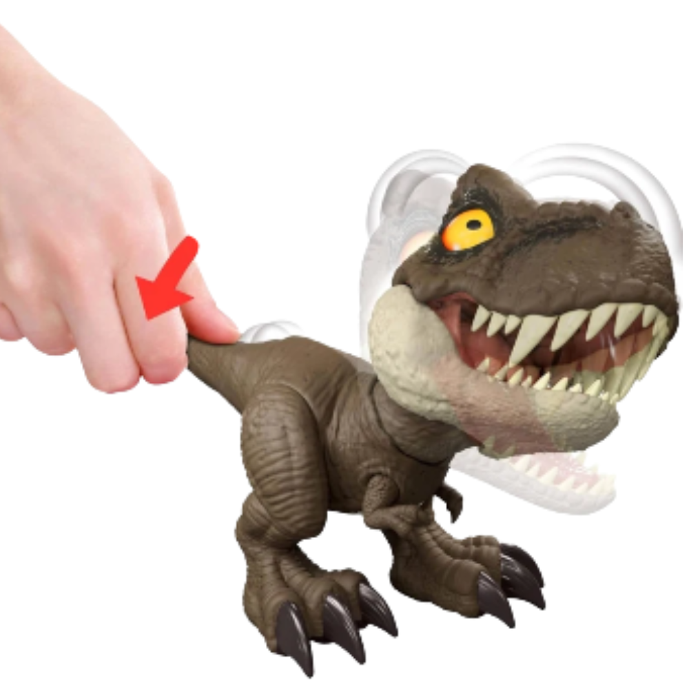 Jurassic World Roar Command Tyrannosaurus Rex Interactive Dinosaur Figure Toy with Roaring Sounds Kids 4+