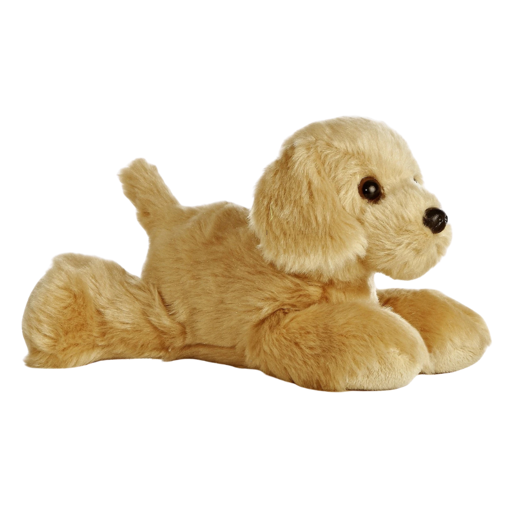 New Aurora 20cm Golden Labrador Retriever Plush Cuddly Soft Stuffed Toy Dog Teddy Bear Gift