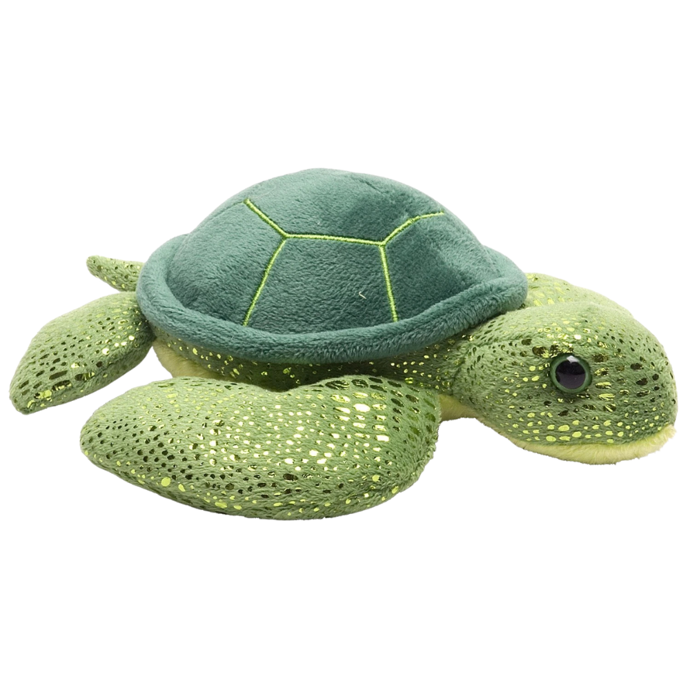 New Wild Republic Hug'ems Green Sea Turtle Plush Cuddly Soft Toy Teddy Bear Animal Gift
