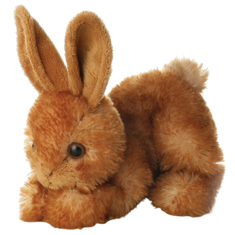 New Aurora Flopsies Brown Bunny Rabbit Plush Soft Teddy Bear Cuddly Toy 18cm Kids Gift Cute
