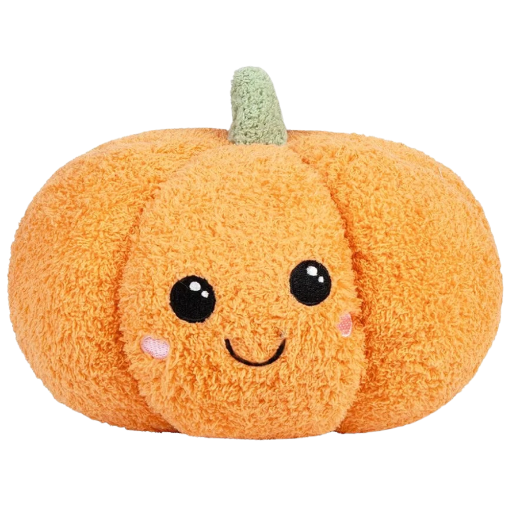 Pumpkin Plush 20cm Tufted Soft Toy Cushion Halloween Autumn Decor Bedroom Gift for Kids