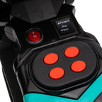 Electric Ride-On Motorbike for Kids with Horn, Siren, and Lights – Black, 3-5 Years